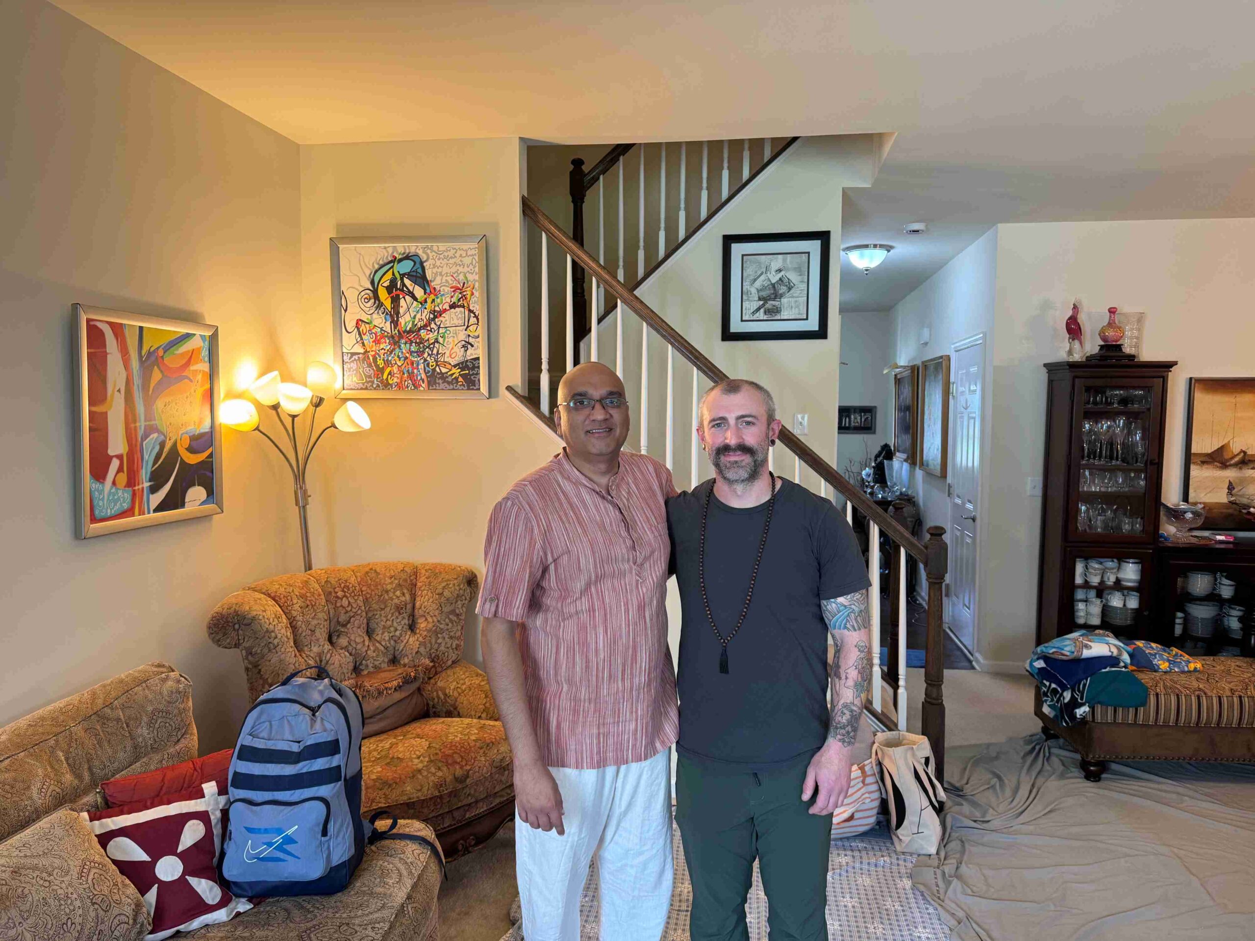 Sri_Ashish_and_Matt_Poles_at_Retreat_-_2025
