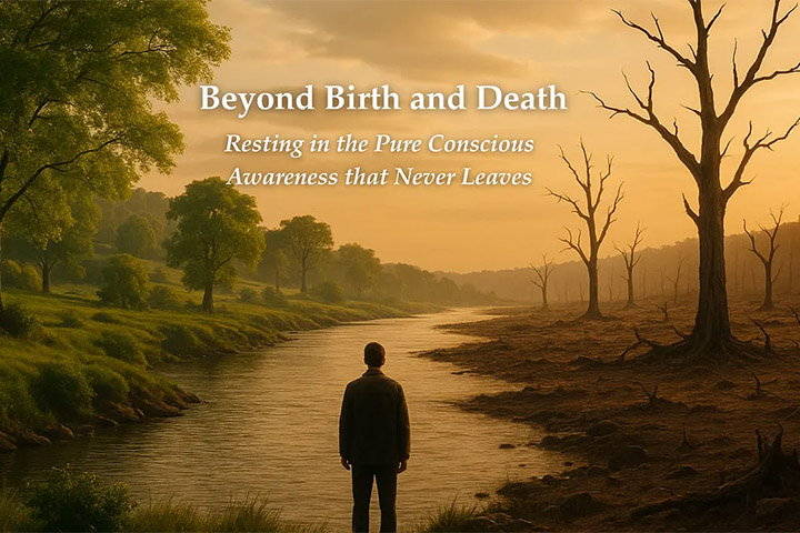 Beyond Birth and Death — Resting in the Pure Conscious Awareness that Never Leaves
